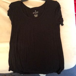 black american eagle soft and sexy top